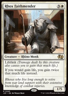 Rhox Faithmender⁣ - Foundations Jumpstart⁣ (Rare)⁣ [245]
