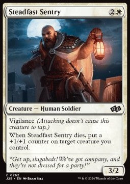 Steadfast Sentry - Foundations Jumpstart (Common) [J25-262]