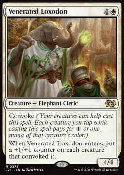 Venerated Loxodon⁣ - Foundations Jumpstart⁣ (Rare)⁣ [278]