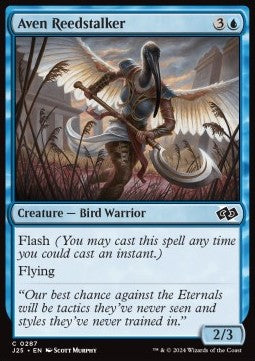 Aven Reedstalker - Foundations Jumpstart (Common) [J25-287]