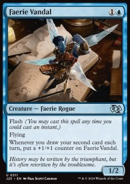 Faerie Vandal - Foundations Jumpstart (Uncommon) [J25-311]