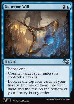 Supreme Will - Foundations Jumpstart (Uncommon) [J25-370]