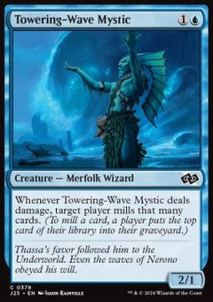 Towering-Wave Mystic - Foundations Jumpstart (Common) [J25-378]