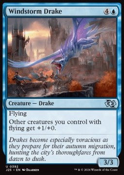 Windstorm Drake - Foundations Jumpstart (Uncommon) [J25-392]