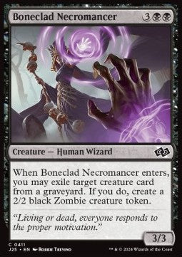 Boneclad Necromancer - Foundations Jumpstart (Common) [J25-411]