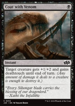 Coat with Venom - Foundations Jumpstart (Common) [J25-412]