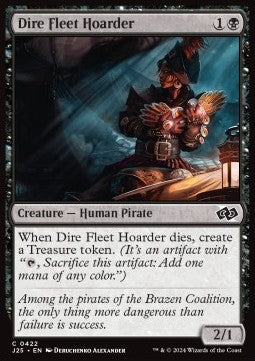 Dire Fleet Hoarder - Foundations Jumpstart (Common) [J25-422]