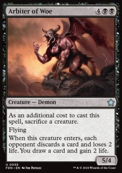 Arbiter of Woe⁣ - Magic: The Gathering Foundations⁣ (Uncommon)⁣ [55]