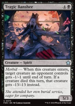 Tragic Banshee⁣ - Magic: The Gathering Foundations⁣ (Uncommon)⁣ [73]