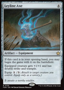 Leyline Axe - Magic: The Gathering Foundations (Rare) [FDN-129]