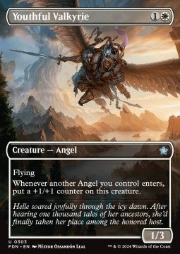 Youthful Valkyrie - Magic: The Gathering Foundations: Extras (Uncommon) [XFDN-303]