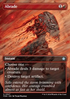 Abrade⁣ - Magic: The Gathering Foundations: Extras⁣ (Uncommon)⁣ [327]