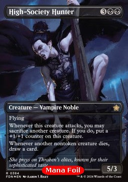 High-Society Hunter (V.2)⁣ - Magic: The Gathering Foundations: Extras⁣ (Rare)⁣ [384]