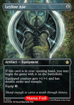 Leyline Axe (V.2)⁣ - Magic: The Gathering Foundations: Extras⁣ (Rare)⁣ [414]