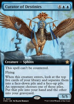 Curator of Destinies (V.3)⁣ - Magic: The Gathering Foundations: Extras⁣ (Rare)⁣ [451]