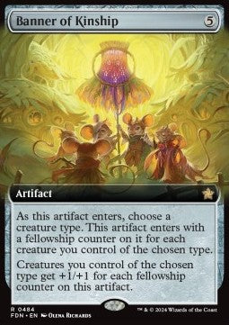 Banner of Kinship (V.3) - Magic: The Gathering Foundations: Extras (Rare) [XFDN-484]