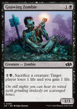 Gnawing Zombie - Foundations Jumpstart (Common) [J25-446]