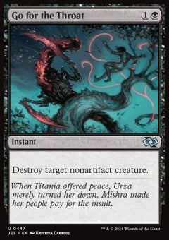 Go for the Throat - Foundations Jumpstart (Uncommon) [J25-447]