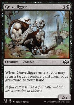 Gravedigger - Foundations Jumpstart (Common) [J25-452]