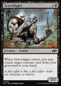 Gravedigger - Foundations Jumpstart (Common) [J25-452]
