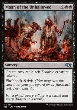 Moan of the Unhallowed - Foundations Jumpstart (Uncommon) [J25-461]