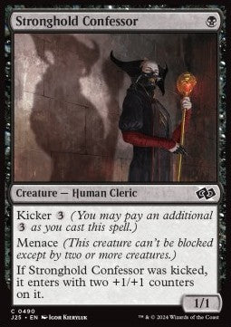 Stronghold Confessor - Foundations Jumpstart (Common) [J25-490]