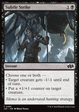 Subtle Strike - Foundations Jumpstart (Common) [J25-491]