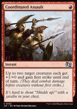 Coordinated Assault - Foundations Jumpstart (Uncommon) [J25-532]