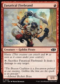 Fanatical Firebrand - Foundations Jumpstart (Common) [J25-544]