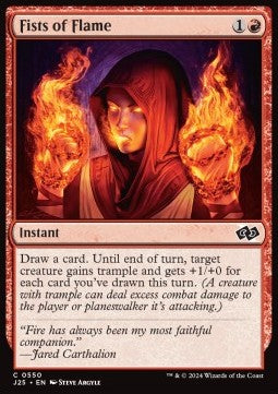 Fists of Flame - Foundations Jumpstart (Common) [J25-550]