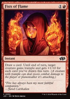 Fists of Flame - Foundations Jumpstart (Common) [J25-550]