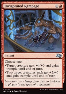 Invigorated Rampage - Foundations Jumpstart (Uncommon) [J25-567]
