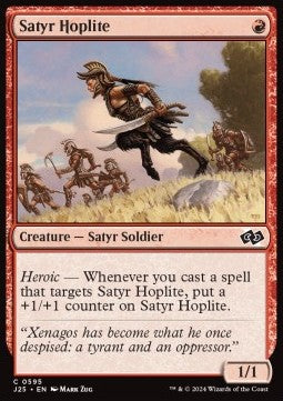 Satyr Hoplite - Foundations Jumpstart (Common) [J25-595]