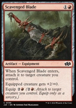 Scavenged Blade - Foundations Jumpstart (Common) [J25-596]