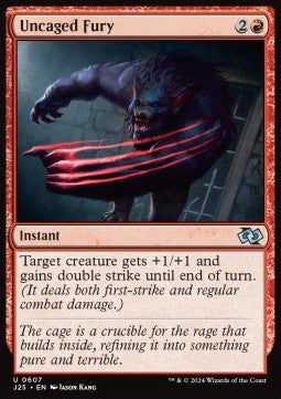 Uncaged Fury - Foundations Jumpstart (Uncommon) [J25-607]