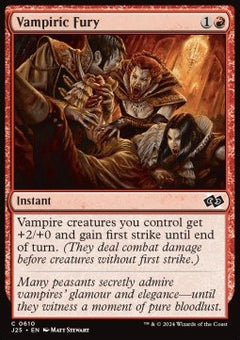 Vampiric Fury - Foundations Jumpstart (Common) [J25-610]