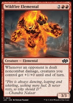 Wildfire Elemental - Foundations Jumpstart (Common) [J25-616]