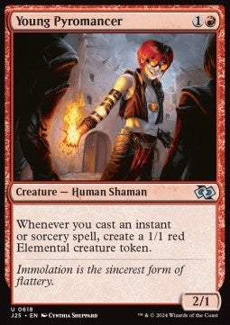 Young Pyromancer - Foundations Jumpstart (Uncommon) [J25-618]