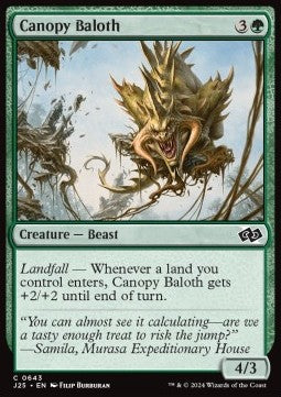 Canopy Baloth - Foundations Jumpstart (Common) [J25-643]