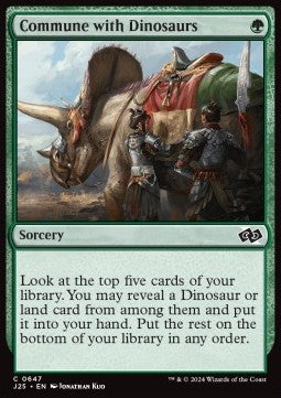 Commune with Dinosaurs - Foundations Jumpstart (Common) [J25-647]
