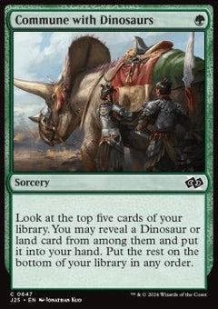 Commune with Dinosaurs - Foundations Jumpstart (Common) [J25-647]