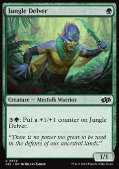 Jungle Delver - Foundations Jumpstart (Common) [J25-678]