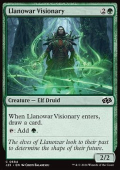 Llanowar Visionary - Foundations Jumpstart (Common) [J25-684]
