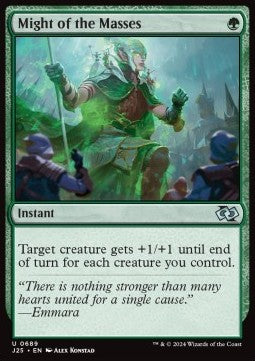 Might of the Masses - Foundations Jumpstart (Uncommon) [J25-689]