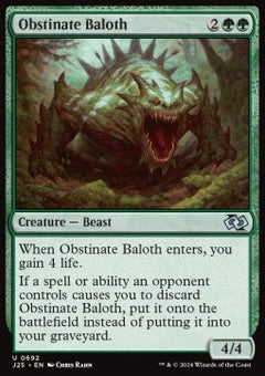 Obstinate Baloth - Foundations Jumpstart (Uncommon) [J25-692]
