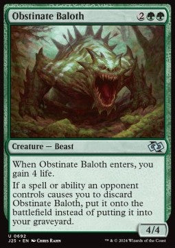 Obstinate Baloth - Foundations Jumpstart (Uncommon) [J25-692]