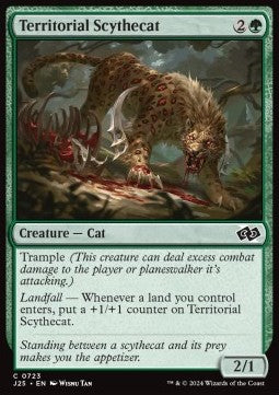 Territorial Scythecat - Foundations Jumpstart (Common) [J25-723]