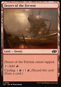 Desert of the Fervent - Foundations Jumpstart (Common) [J25-764]