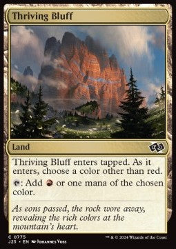 Thriving Bluff - Foundations Jumpstart (Common) [J25-775]