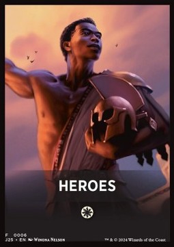 Jumpstart Pack Summary Card: Heroes - Foundations Jumpstart (Tip Card) [J25-F6]
